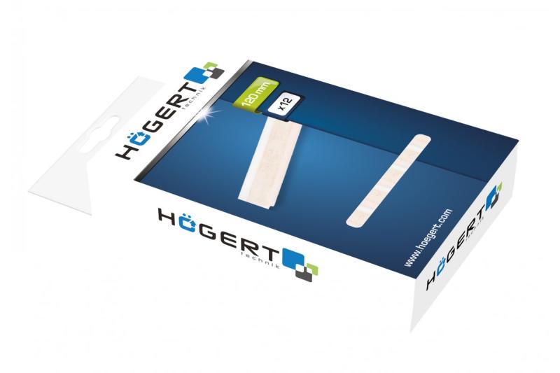 Hoegert Technisch krijt wit 120 mm 12 stuks. 1208960318 - Set van 2
