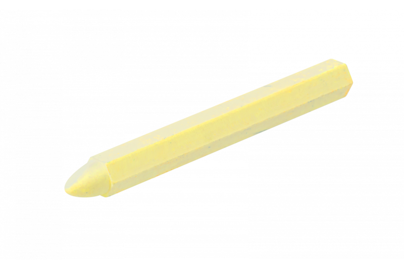 Hoegert Gele technische krijt 120 mm 12 stuks 1208960319 - Set van 2