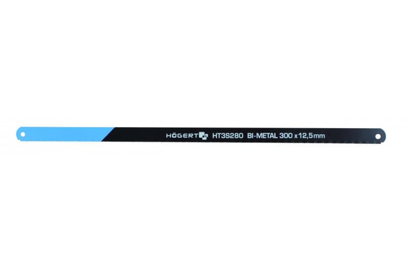Hoegert Hacksawbladen 300 mm breedte 12,5 mm HSS-staal Bimetaal 24 TPI 2 stuks 1208960384 - Set van 3