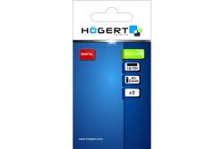 Hoegert Hacksawbladen 300 mm 18TPI HSS-staal Bimetaal 2 stuks. 1208960385 - Set van 4