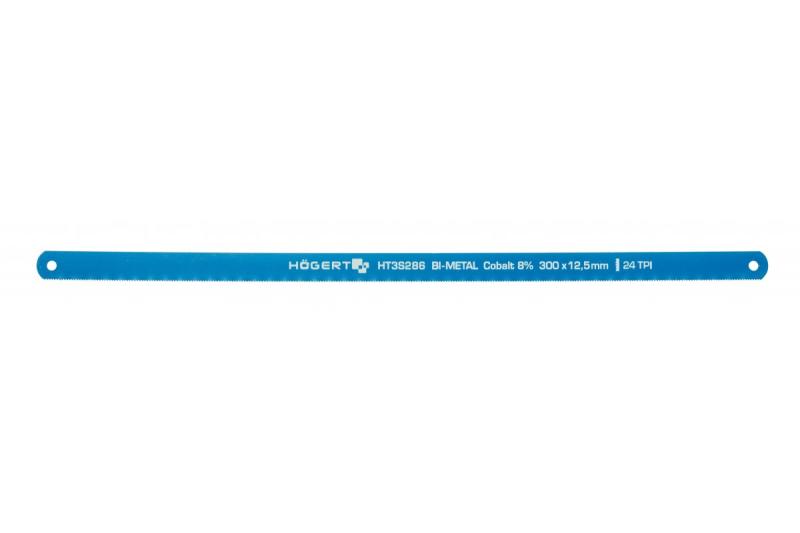Hoegert Hacksawbladen 300 mm 24TPI HSS-staal Bimetaal 2 stuks. 1208960386 - Set van 4