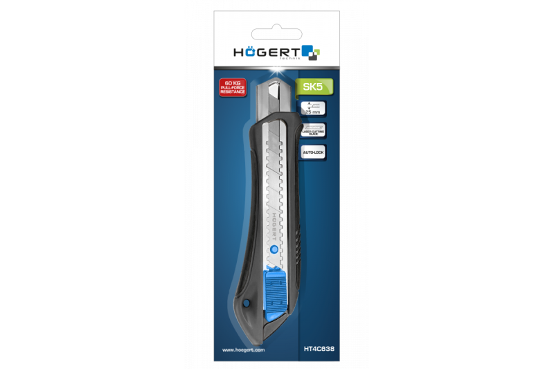 Hoegert Snap-off mes 25 mm 1208960416 - Set van 3