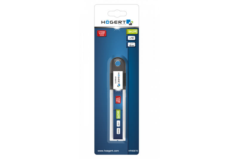 Hoegert Snap-off mes 18 mm SK2H 1208960433 - Set van 4