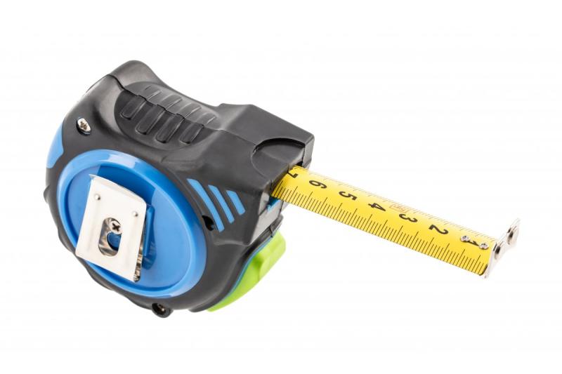 Hoegert Rolmaat 5m 19mm automatische stop nylon met magneten 1208960476 - Set van 3