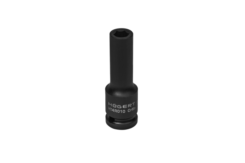 Hoegert Impact dopsleutel 1/2" 10 mm CrMo diep 1208960504 - Set van 4