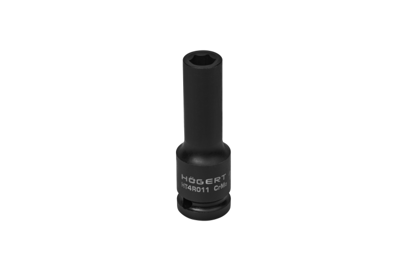 Hoegert Impact dopsleutel 1/2" 11 mm CrMo diep 1208960505 - Set van 3