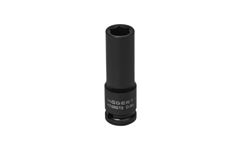 Hoegert Impact dopsleutel 1/2" 15 mm CrMo diep 1208960509 - Set van 4