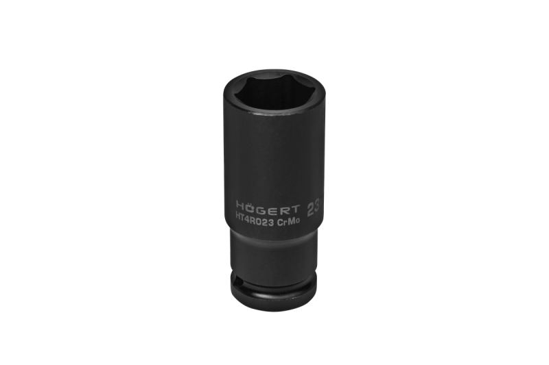 Hoegert Impact dopsleutel 1/2" 23 mm CrMo diep 1208960517 - Set van 3