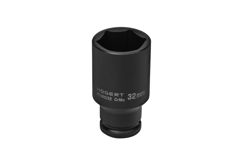 Hoegert Impact dopsleutel 1/2" 32 mm CrMo diep 1208960521 - Set van 2