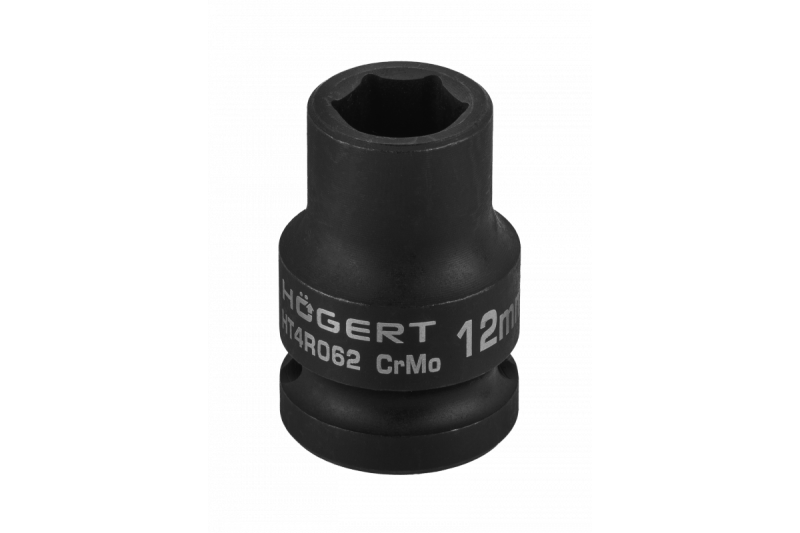 Hoegert Impact dopsleutel 1/2" 12mm kort 1208960525 - Set van 4