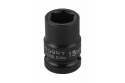 Hoegert Impact dopsleutel 1/2" 15mm kort 1208960528 - Set van 4