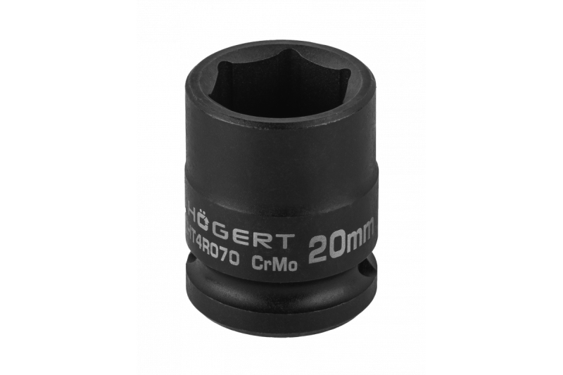 Hoegert Impact dopsleutel 1/2" 20mm kort 1208960533 - Set van 4