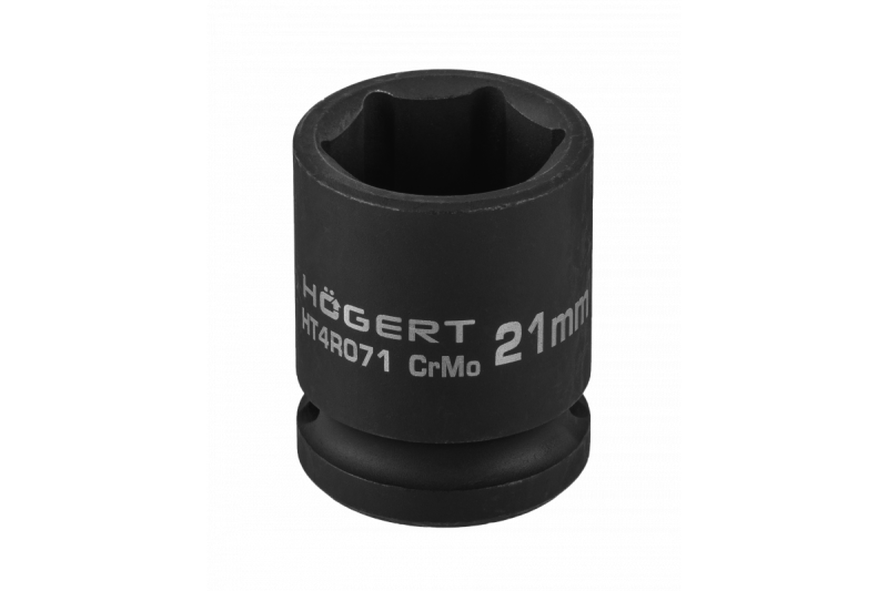 Hoegert Impact dopsleutel 1/2" 21mm kort 1208960534 - Set van 4