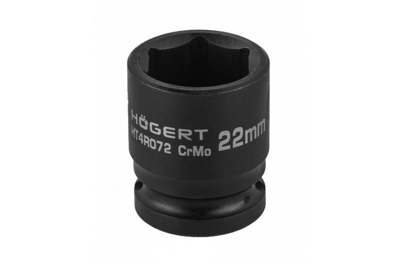Hoegert Impact dopsleutel 1/2" 22mm kort 1208960535 - Set van 4
