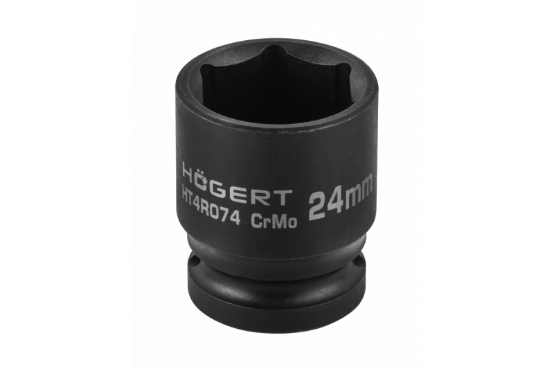 Hoegert Impact dopsleutel 1/2" 24mm kort 1208960536 - Set van 4
