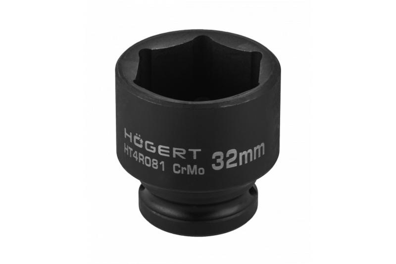 Hoegert Impact dopsleutel 1/2" 32mm kort 1208960539 - Set van 2