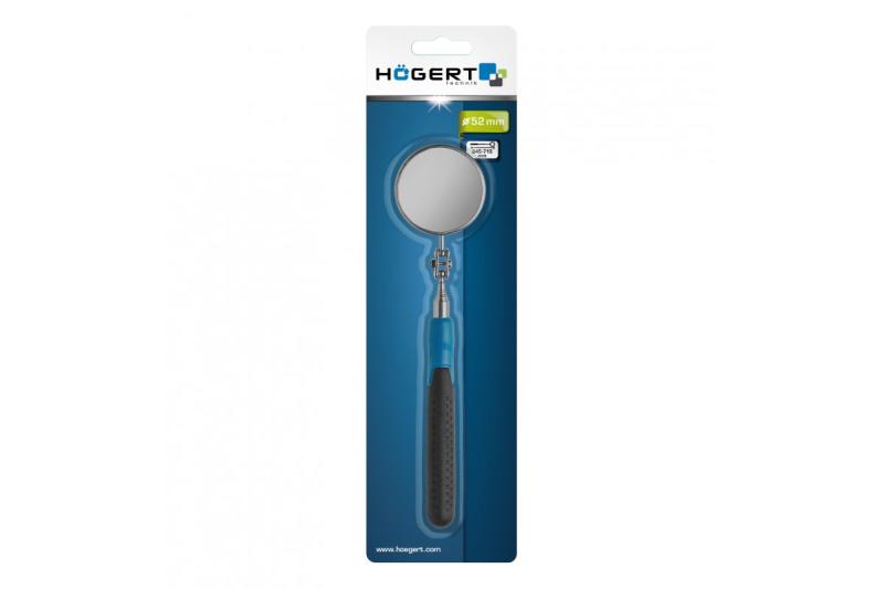 Hoegert Inspectiespiegel 52 mm 245-715 mm 1208960596 - Set van 2