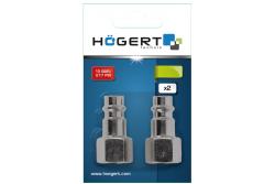 Hoegert Koppelingsadapter terminal 6 3mm 2 stuks 1208960637 - Set van 7