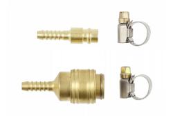 Hoegert Snelle connector 8mm 4 onderdelen 1208960640 - Set van 2