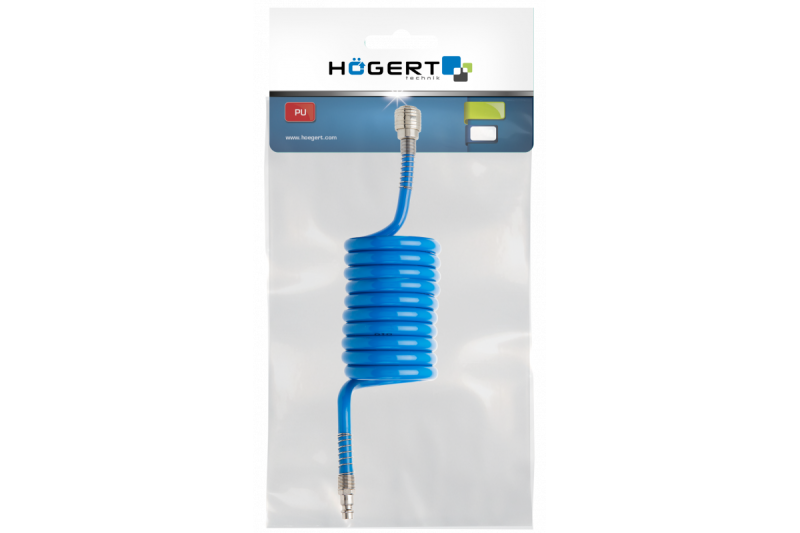 Hoegert Luchtslang PU 5m 6x8 mm 1208960648 - Set van 2