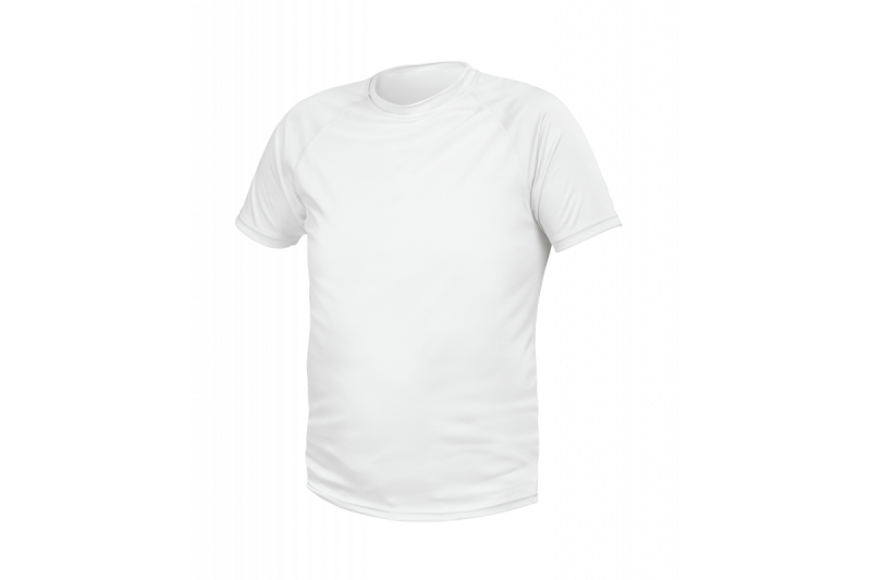 Polyester T-shirt, wit, 2XL 1208961260 - Set van 2