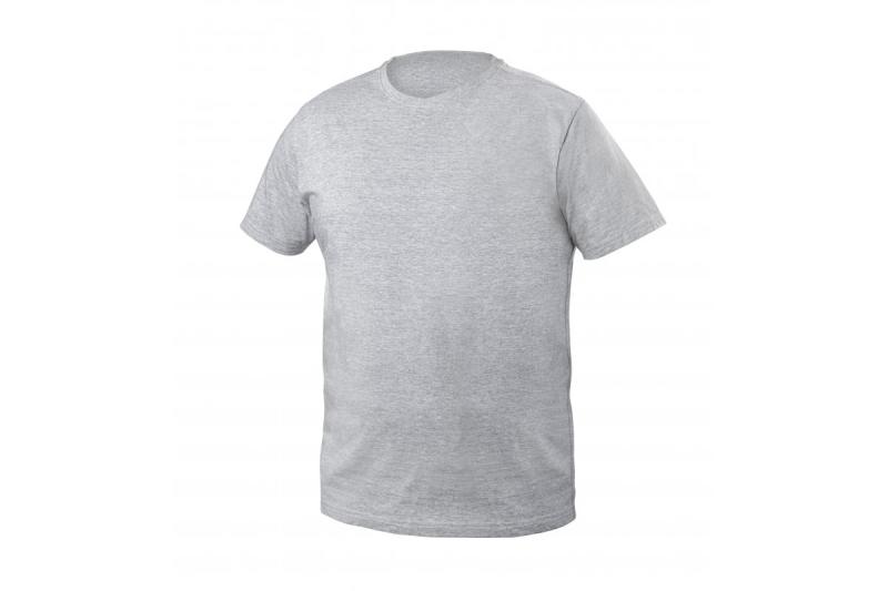 VILS katoenen T-shirt grijs gemêleerd 2XL 1208961347 - Set van 2
