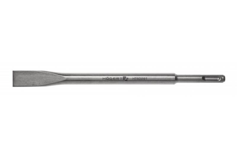 Hoegert Platte beitel SDS+ 20 mm x 14 mm x 250 mm 1208961693 - Set van 4