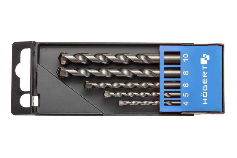 Hoegert Set van 5 stuks steenboorbits 1208961718 - Set van 2