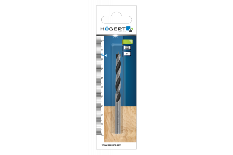 Hoegert Houtboor 3 x 60 mm 1208961771 - Set van 22