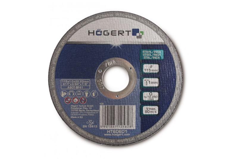Hoegert Slijpschijf voor metaal/inox 230 mm 1.9 mm 1208961797 - Set van 5