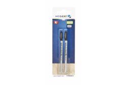 Hoegert Decoupeerzaagbladen 100 mm schoon gebogen snijden snijdiepte: 3-60 mm 2 stuks 1208961817 - Set van 8