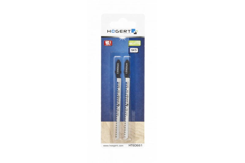 Hoegert Decoupeerzaagbladen 100 mm schoon gebogen snijden snijdiepte: 3-60 mm 2 stuks 1208961817 - Set van 8