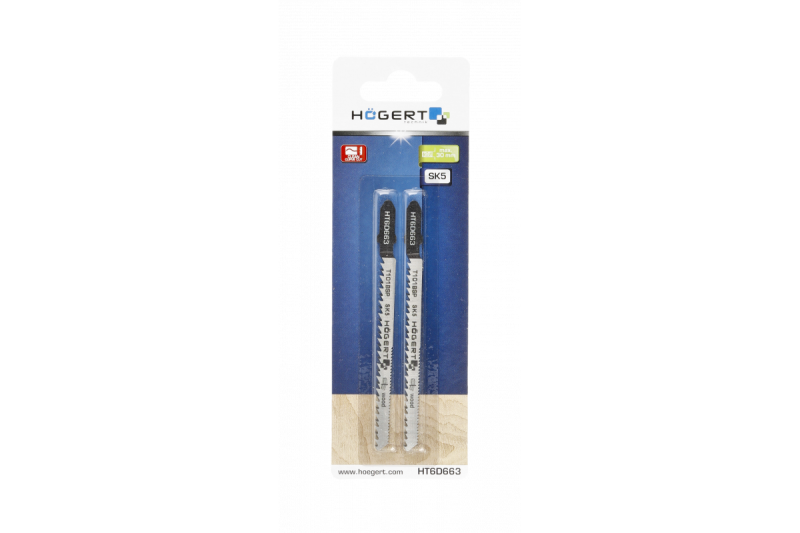 Hoegert Decoupeerzaagbladen 100 mm precisie gebogen snede snijdiepte: 4-30 mm 2 stuks 1208961818 - Set van 7