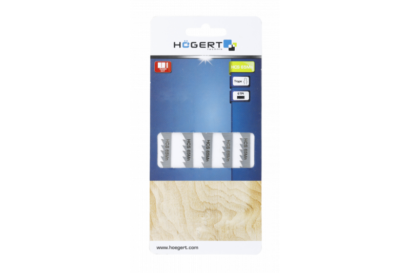 Hoegert Scherp zaagblad voor hout 1208961821 - Set van 5