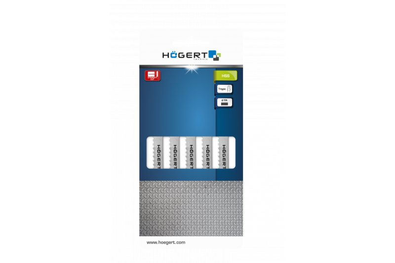 Hoegert Decoupeerzaagblad voor metaal 1208961824 - Set van 2