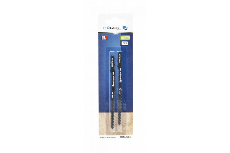 Hoegert Decoupeerzaagbladen 115 mm extreem gebogen snede snijdiepte: 3-80 mm 2 stuks 1208961827 - Set van 4