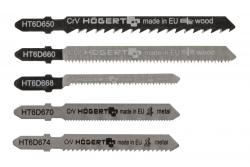 Hoegert Decoupeerzaagbladenset "5 in 1" mix 5-delige blister 1208961828 - Set van 4