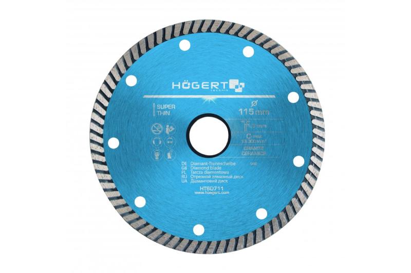 Hoegert Diamantschijf 115 mm super dun 1208961833 - Set van 3