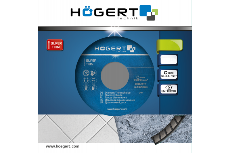 Hoegert Diamantschijf 125 mm super dun 1208961834 - Set van 2