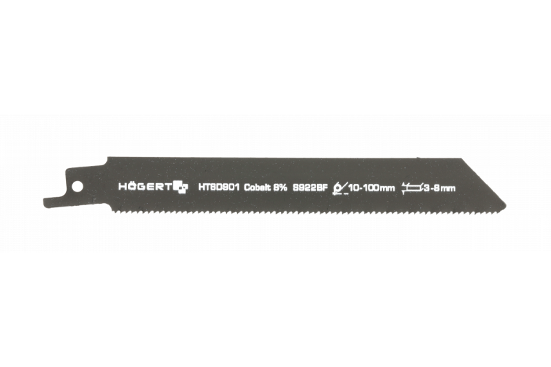 Hoegert 150 mm reciprozaagblad voor het snijden van staal met 14 tanden per inch. 1208961903 - Set van 3