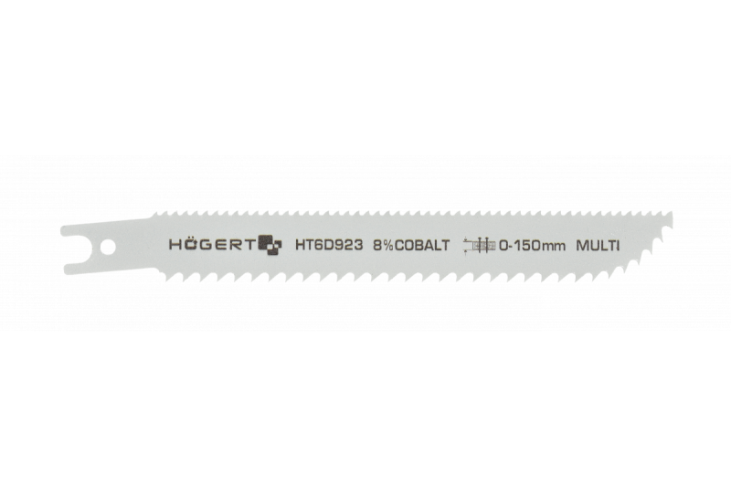 Hoegert 150 mm universeel reciprozaagblad met 6 TPI en 10 TPI tanden per inch (dubbelzijdig blad dat beide kanten op snijdt) 1208961908 - Set van 2