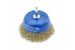 Hoegert Voorste borstel met een pin van 75 mm messingdraad van 0,3 mm. 1208961962 - Set van 6