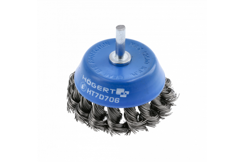Hoegert Voorste borstel met een pin van 75 mm roestvrijstalen draad van 0,5 mm. 1208961964 - Set van 3