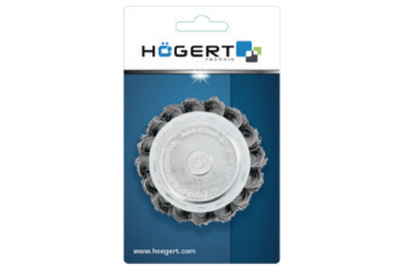 Hoegert Voorste borstel met een pin van 75 mm roestvrijstalen draad van 0,5 mm. 1208961964 - Set van 3