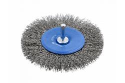 Hoegert Schijfborstel met een pin, 100 mm staaldraad van 0,3 mm. 1208961966 - Set van 6