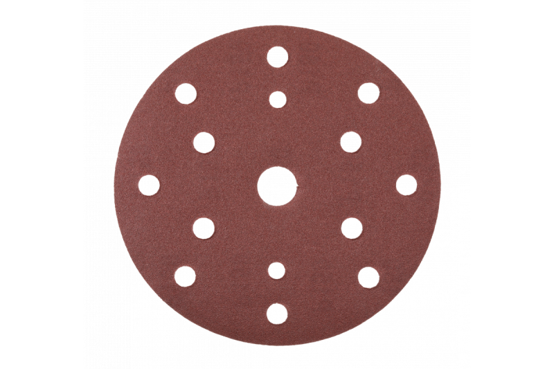 Hoegert Schuurplaat met gaten voor metaal/hout 150mm G150 5 stuks. 1208962121 - Set van 7