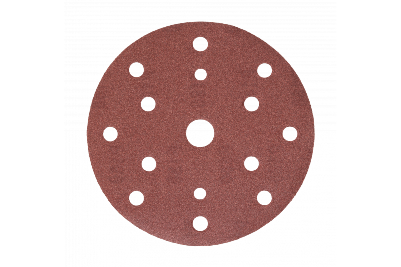 Hoegert Schuurwiel met gaten voor metaal/hout 150mm G180 5 stuks. 1208962122 - Set van 7