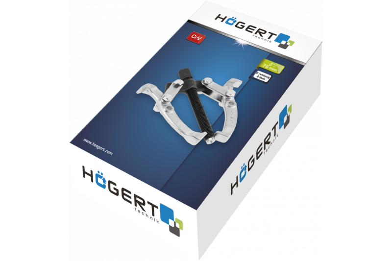 Hoegert Lagerafnemer 2-armig 3"/75mm 1208962148 - Set van 2