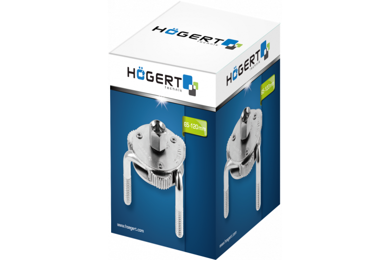 Hoegert Oliefilter sleutel 65-120mm 1208962192 - Set van 2