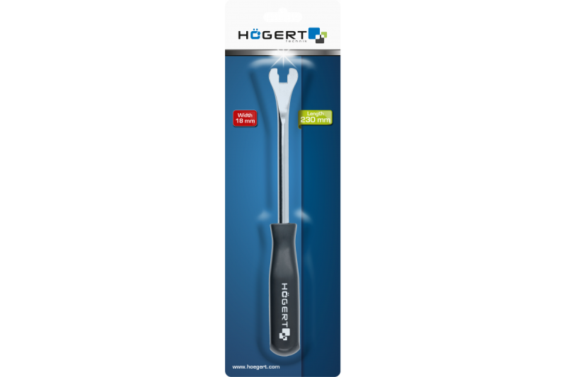 Hoegert Klem voor stoffeernagels 230 mm. 1208962238 - Set van 3